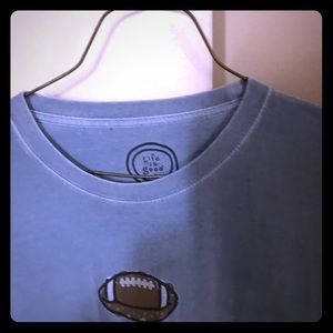 Life is Good football shirt